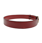 Load image into Gallery viewer, 【中古】GUCCI グッチ レザーベルト レッド ゴールドバックル レディース j0618lq01338
