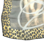 将图片加载到图库查看器，【中古】ドルチェ＆ガッバーナ DOLCE&amp;GABBANA シアースカーフ シフォン レオパード ヴィーナス ブラウン系 i0727tq02710
