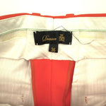 画像をギャラリービューアに読み込む, 【中古】ドゥロワー Drawer コットンサテンタックパンツ テーパード ビタミンカラー オレンジ系 i0324w00312
