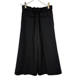 画像をギャラリービューアに読み込む, 【中古】KAON カオン ワイドキュロットパンツ ブラック 未使用品 日本製 i0515n0102
