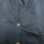 将图片加载到图库查看器，【中古】スキャパ SCAPA カーディガン 長袖 Vネック シンプル ウール ネイビー 紺 i0807n0213
