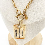 将图片加载到图库查看器，【中古】シャネル CHANEL ネックレス プレート ロゴ 31 RUE CAMBON PARIS ゴールド j0712oq020241
