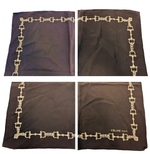 将图片加载到图库查看器，【中古】CELINE セリーヌ スカーフ 3点セット ビット柄 大判 シルク100％ i0727tq00813
