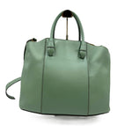 将图片加载到图库查看器，【中古】フルラ FURLA ハンドバッグ 2way ショルダーベルト くすみカラー グリーン系 i0710lq00160
