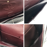 将图片加载到图库查看器，【中古】シャネル CHANEL マトラッセ バッグ ラムスキン キルティング チェーン CCロゴ ブラック シルバー i0305bq0036643
