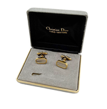 Load image into Gallery viewer, 【中古】クリスチャンディオール Christian Dior カフス カフリンクス ゴールド シルバー j0629pq01717
