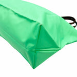 画像をギャラリービューアに読み込む, 【中古】Longchamp ロンシャン トートバッグ グリーン ナイロン×レザー バッグ i1029pq0315
