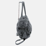 Load image into Gallery viewer, 【中古】ルートート ROOTOTE モフモフ トートバッグ 2WAY ショルダーバッグ グレー ファー モンスター j0312wq04310
