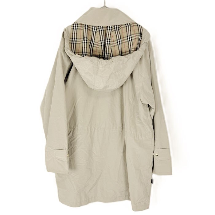 【中古】Burberrys バーバリーズ フード付きコート ノバチェック ライナー付き ベージュ系 i0718aq00357
