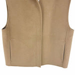 将图片加载到图库查看器，【中古】COS コス フーデッドベスト ベージュ ウール混 ジップアップ i1222h01412
