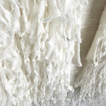 Load image into Gallery viewer, 【中古】ドゥロワー Drawer フリンジニットベスト ジレ ロングフリンジ ホワイト 白 i0324h00554
