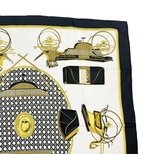 画像をギャラリービューアに読み込む, 【中古】エルメス HERMES カレ90 LES VOITURES A TRANSFORMATION スカーフ シルク100％ j0213aq001132
