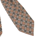 将图片加载到图库查看器，【中古】バーバリー BURBERRY リボンタイ ネックチーフ ノバチェック おしゃれ ベージュ系 i0810oq00223
