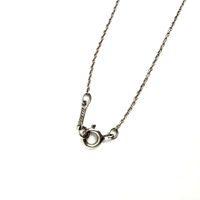 【中古】ティファニー Tiffany&Co. ネックレス ビッグビーンズ ビーンデザイン ペレッティ チェーン シルバー h1118lq00271