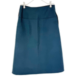 Load image into Gallery viewer, 【中古】Drawer ドゥロワー ウール アシンメトリースカート ブルー 大人エレガント i0925i00215
