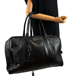 画像をギャラリービューアに読み込む, 【中古】BURBERRY バーバリー レザー ボストンバッグ ダッフルバッグ 旅行 i1029pq020160
