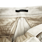 将图片加载到图库查看器，【中古】ルヴェルソーノアール Le Verseaunoir クロップドパンツ シンプル ライトベージュ i0807n0084
