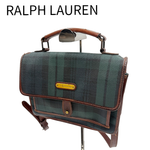 画像をギャラリービューアに読み込む, 【中古】ラルフローレン RALPH LAUREN ショルダーバッグ ハンドバッグ 2WAY チェック j0417aq00140
