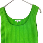 Load image into Gallery viewer, 【中古】ブラミンク BLAMINK リブタンクトップ M C 16G RIB TANK NSL コットン ライトグリーン系 黄緑 i0507m00710

