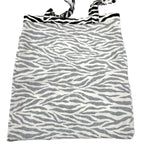 Load image into Gallery viewer, 【中古】ウーア Uhr エコバッグ サブバッグ ゼブラ柄 モノトーン ブラック ホワイト 黒 白 i0619wq0265
