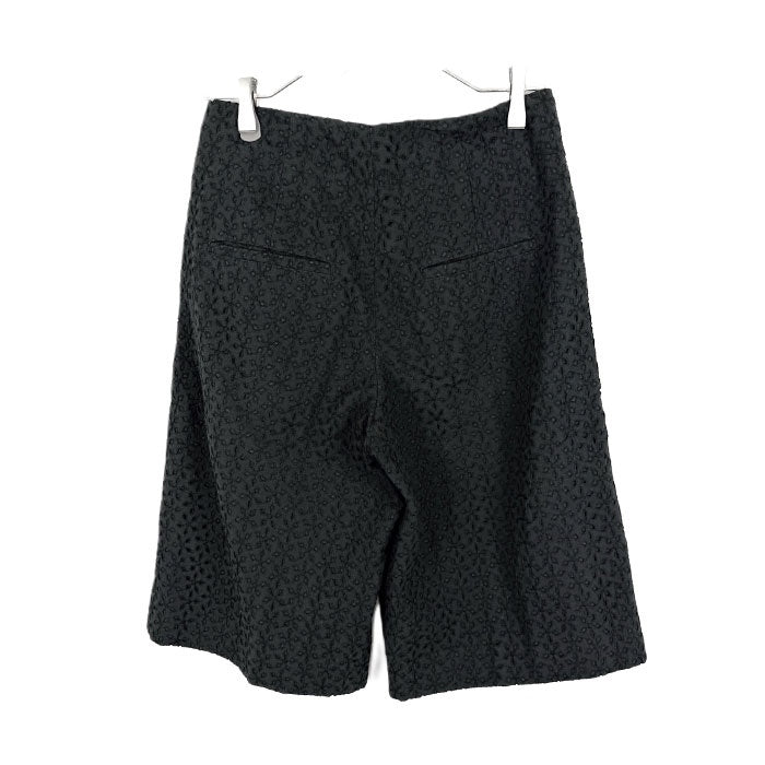 【中古】ジョセフ JOSEPH キュロット カットワークレース 総レース ブラック 黒 i0703n0042