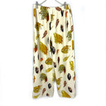 Load image into Gallery viewer, 【中古】ギャルリーヴィー GALERIE VIE カジュアルパンツ リーフプリント 落ち葉柄 ライトベージュ h1227n0207
