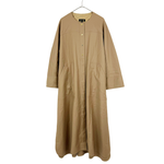 将图片加载到图库查看器，【中古】ドゥロワー Drawerロングワンピース ベージュ 長袖 ベルト付き レディース j0209y00338
