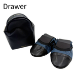 画像をギャラリービューアに読み込む, 【中古】ドゥロワー Drawer ノベルティ ルームシューズ スリッパ ネイビー j0508k0165
