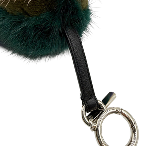 中古】FENDI フェンディ モンスター チャーム ファー キーホルダー