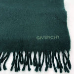 将图片加载到图库查看器，【中古】GIVENCHY ジバンシィ マフラー ウール100％ フリンジ付き i0429wq0470
