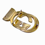 Load image into Gallery viewer, 【中古】グッチ GUCCI ベルトバックル インターロッキングG ダブルG ゴールドカラー 金具 j0712oq01917
