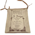 画像をギャラリービューアに読み込む, 【中古】ブルガリ BVLGARI ショルダーバッグ コレツィオーネ ヘリンボーン 縦長 ナチュラル ベージュ系 i0601oq00957
