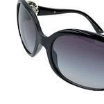 Load image into Gallery viewer, 【中古】ブルガリ BVLGARI サングラス ブラック グラデーションレンズ ラインストーン j0115lq01493
