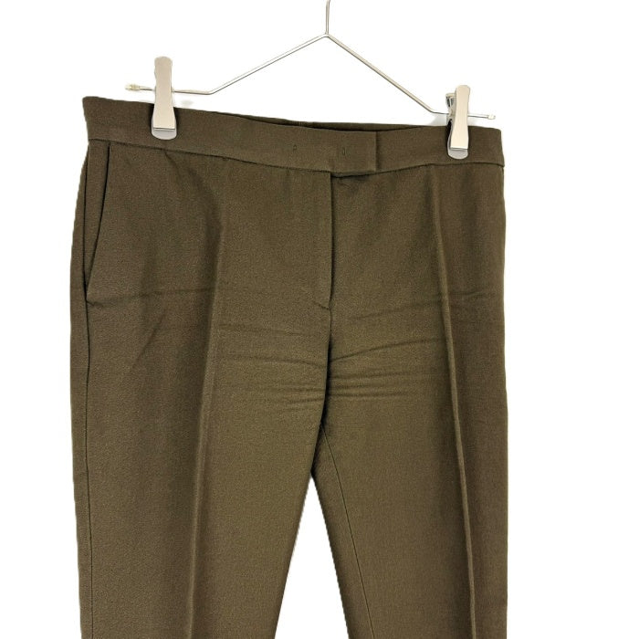【中古】ジョセフ JOSEPH テーパードパンツ きれいめ ストレッチ 上品 シンプル カーキブラウン i0828n0092