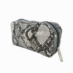 画像をギャラリービューアに読み込む, 【中古】レスポートサック LeSportsac ポーチ パイソン柄 グレー ナイロン コスメポーチ j0223tq0105
