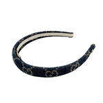 画像をギャラリービューアに読み込む, 【中古】GUCCI グッチ デニム カチューシャ GG柄 インディゴ ヘアアクセサリー i0926aq011140
