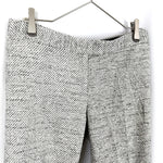 画像をギャラリービューアに読み込む, 【中古】ジョセフ JOSEPH テーパードパンツ ツイード コットン 麻 リネン ホワイト ブラック i0213n0168
