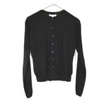 将图片加载到图库查看器，【中古】エポカ EPOCA カーディガン クルーネック アンサンブルセット品	薄手 ブラック 黒 i0818n00410
