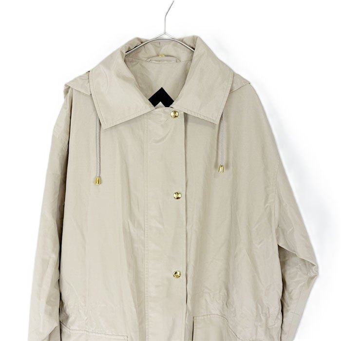 【中古】Burberrys バーバリーズ フード付きコート ノバチェック ライナー付き ベージュ系 i0718aq00357