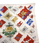 将图片加载到图库查看器，【中古】エルメス HERMES スカーフ カレ90 旗 おしゃれ シルク ホワイト ブルー レッド イエロー グリーン i0515lq014132
