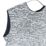 Load image into Gallery viewer, 【中古】Drawer ドゥロワー ノースリーブトップス 38 レディース ツイード ファー切替 シルク混 i1222h00562
