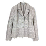 Load image into Gallery viewer, 【中古】セオリーリュクス Theory luxe 総レースジャケット 花 カットワークレース グレージュ i0807n0057
