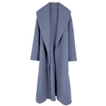 画像をギャラリービューアに読み込む, 【中古】ANAYI アナイ ウール フード付き シャルムリバーショール コート ロング丈 i0911wq01235
