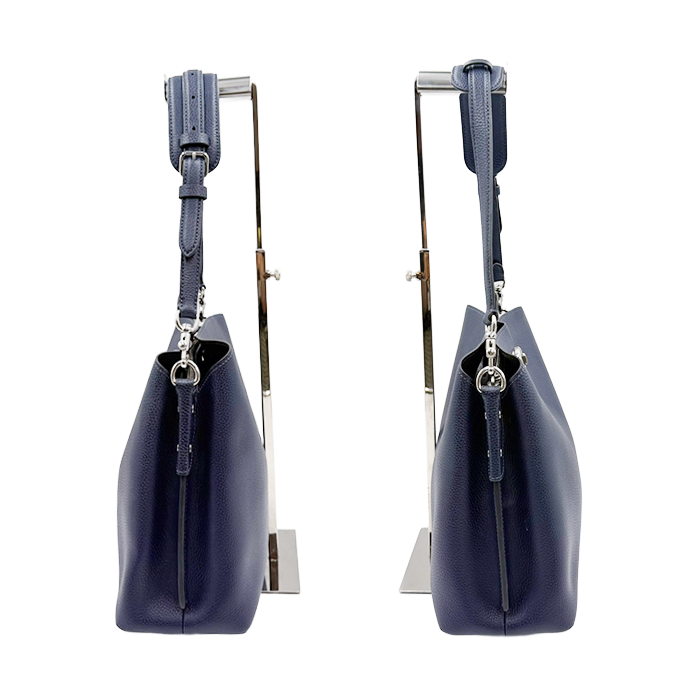 中古】コーチ COACH 2WAY ショルダーバッグ レザー ネイビー 