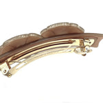 将图片加载到图库查看器，【中古】アレクサンドルドゥパリ ALEXANDRE DE PARIS バレッタ ヘアアクセサリー ベージュ系 i0225aq02025
