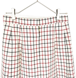 画像をギャラリービューアに読み込む, 【中古】ブラミンク BLAMINK チェックスカート ウール100% サイズ38 未使用 i1031h01472
