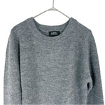 将图片加载到图库查看器，【中古】A.P.C. アーペーセー ウール アルパカ混 クルーネック ニット セーター i0828n01110
