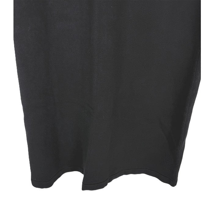 【中古】SLOANE スローン ニットスカート ストレッチ ブラック h1227n0080