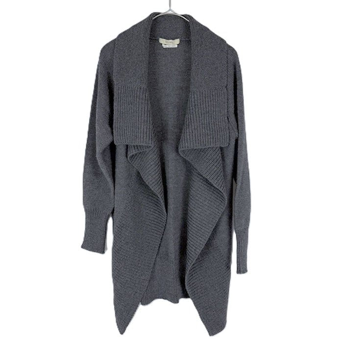 【中古】DES PRES デ・プレ ウール100％ ドレープ カーディガン トゥモローランド i0515n0083