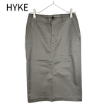 Load image into Gallery viewer, 【中古】ハイク HYKE タイトスカート グレー サイズ2 コットン100％ 201-14066
